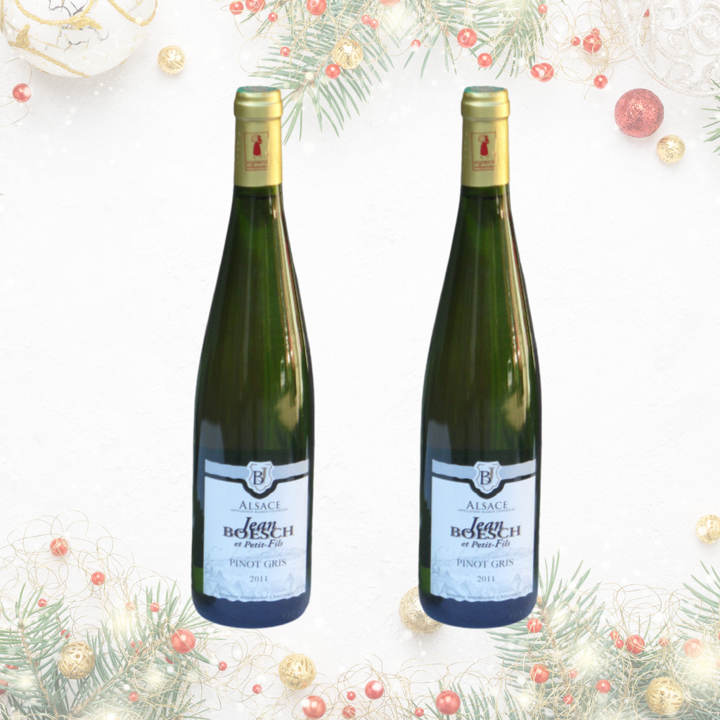 Coffret Vins d'Alsace - 2 Bouteilles (Crémant, Pinot Gris)